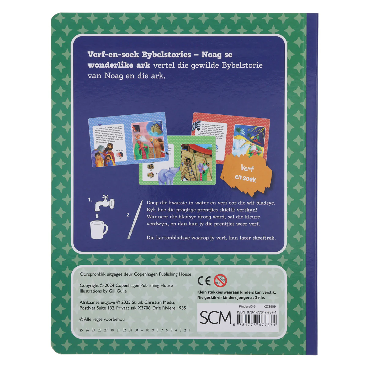 Noag Se Wonderlike Ark: Verf-en-Soek Bybelstories (Kartonboekie) - Image 2