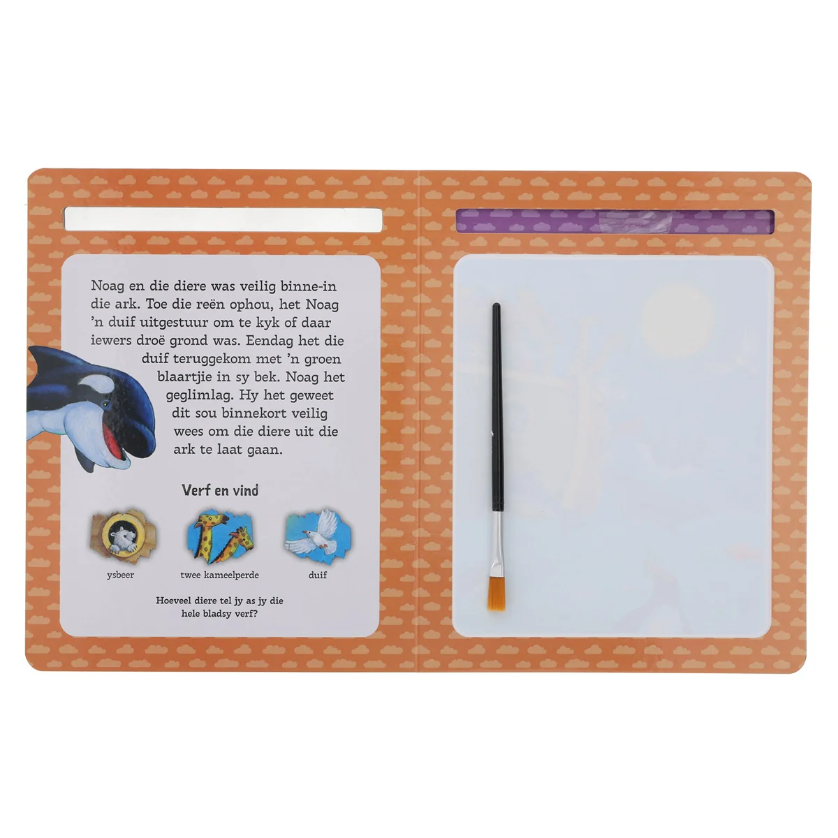 Noag Se Wonderlike Ark: Verf-en-Soek Bybelstories (Kartonboekie) - Image 5