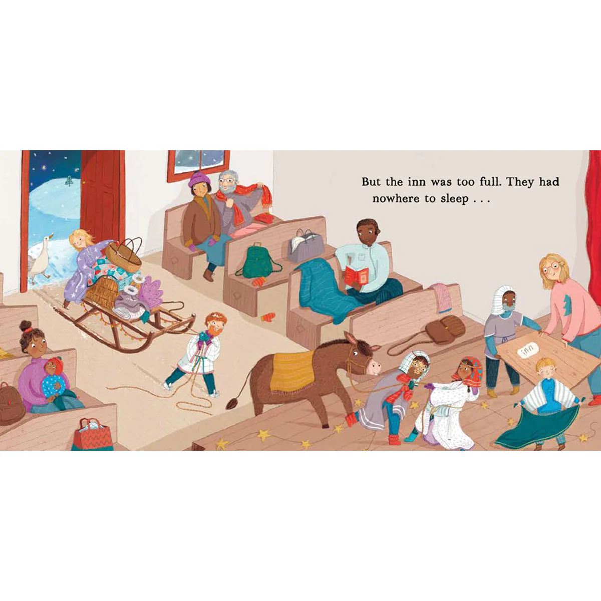 Once Upon The Very First Christmas For Little Ones (Board Book) - Image 2