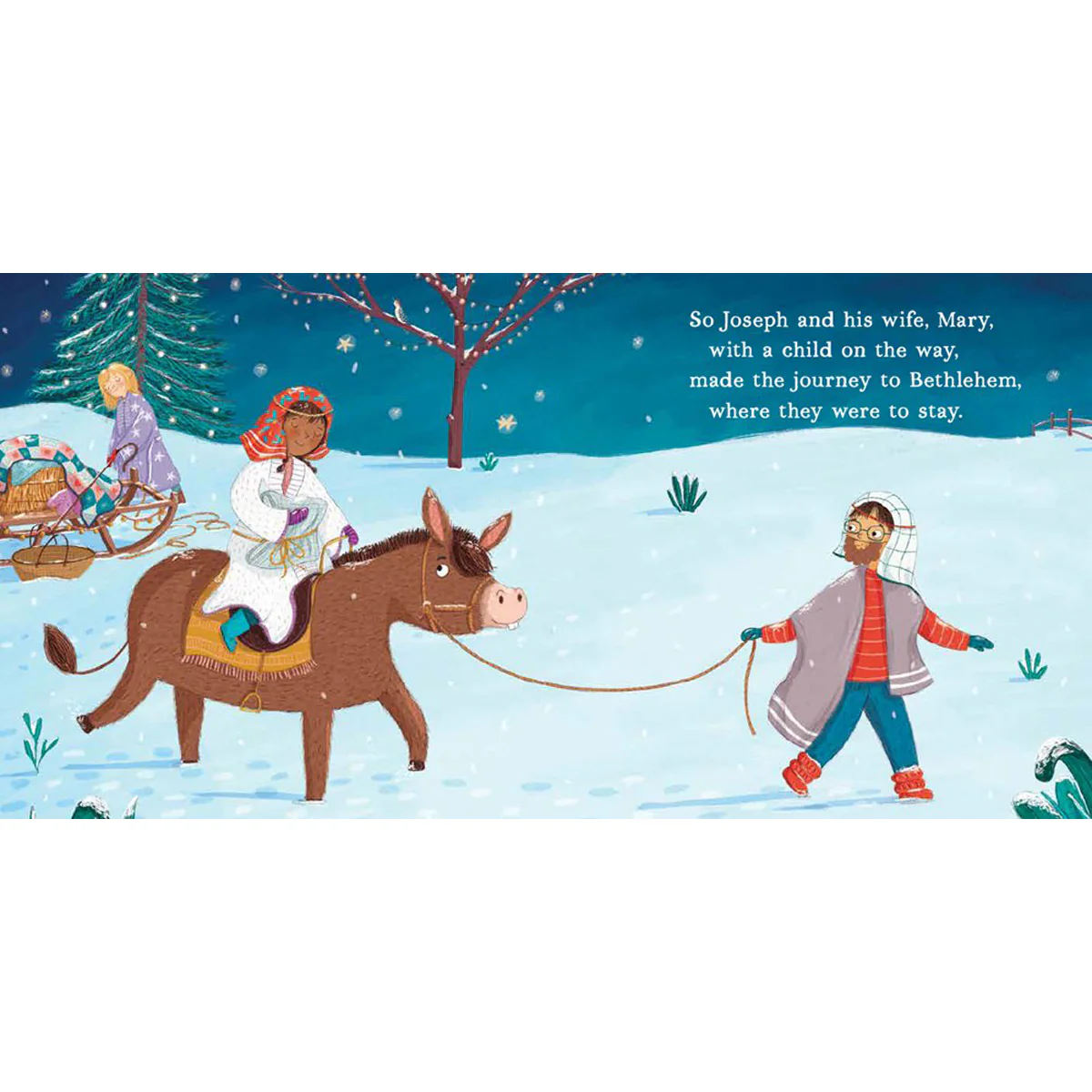 Once Upon The Very First Christmas For Little Ones (Board Book) - Image 3