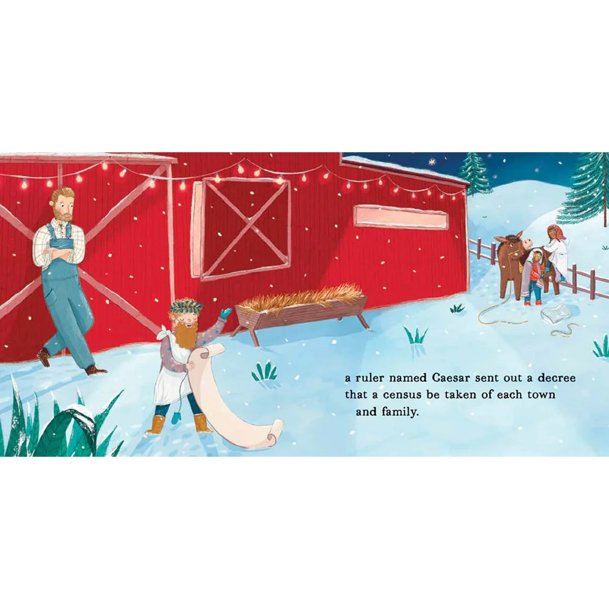 Once Upon The Very First Christmas For Little Ones (Board Book) - Image 5