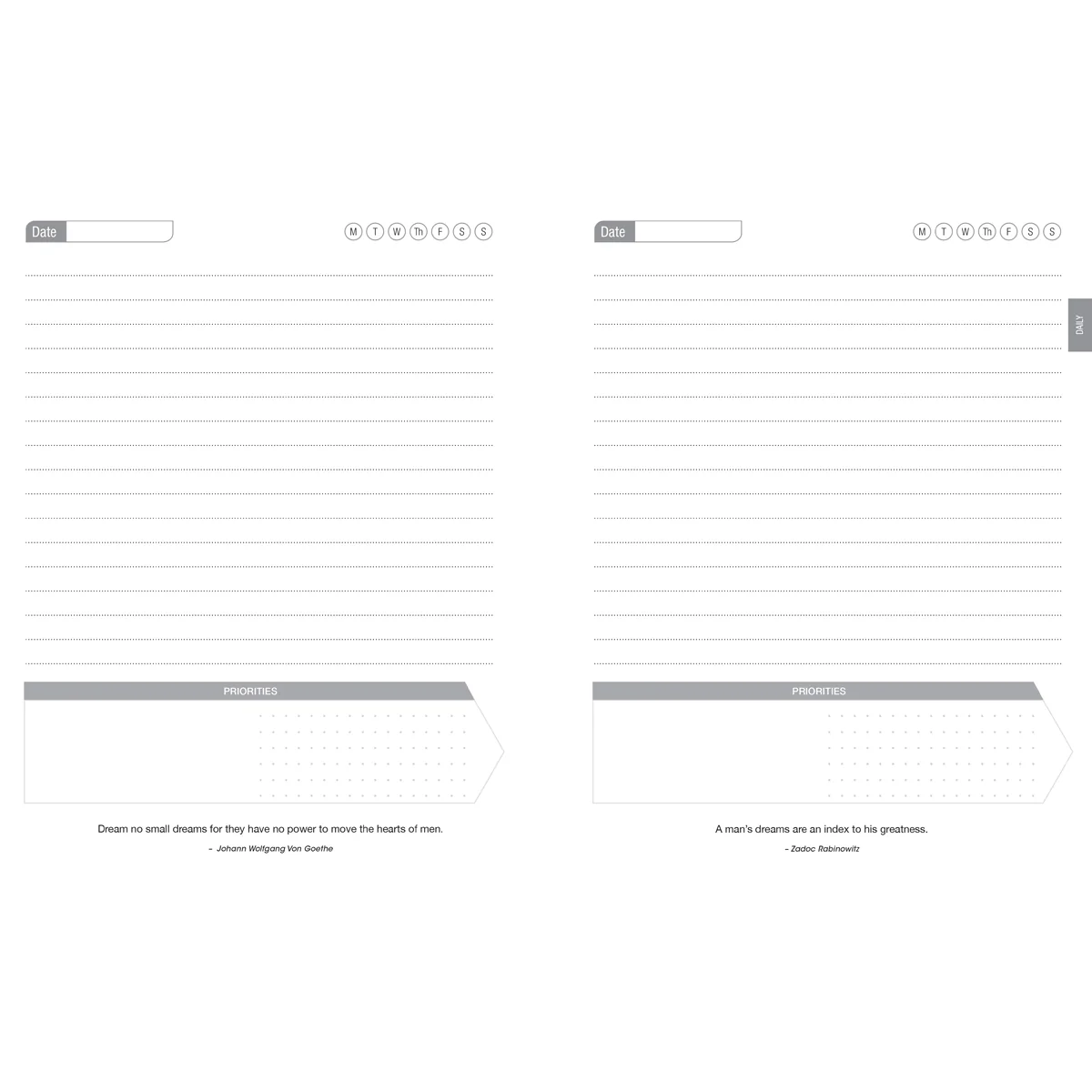 Own Your Day Undated Planner (Imitation Leather) - Image 7