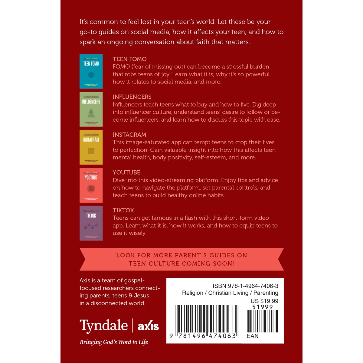 Parent Guides To Social Media: 5 Conversation Starters With Your Teen (Axis)(Paperback) - Image 2