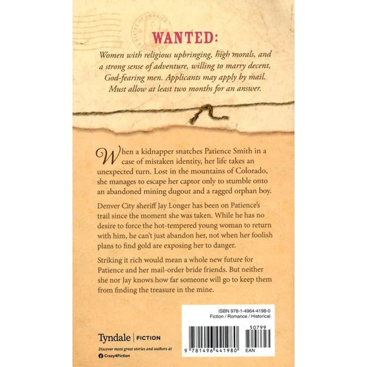 Patience (Brides Of The West)(Mass Market Paperback) - Image 2