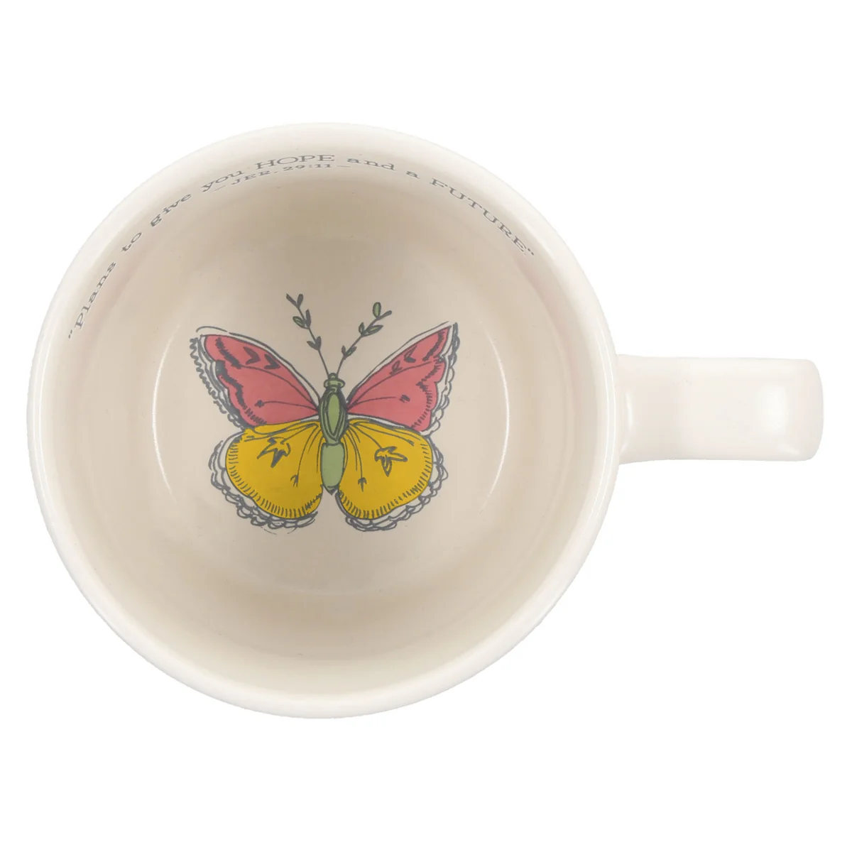 Plans to Give You Hope and a Future Ceramic Coloring Mug - Image 3