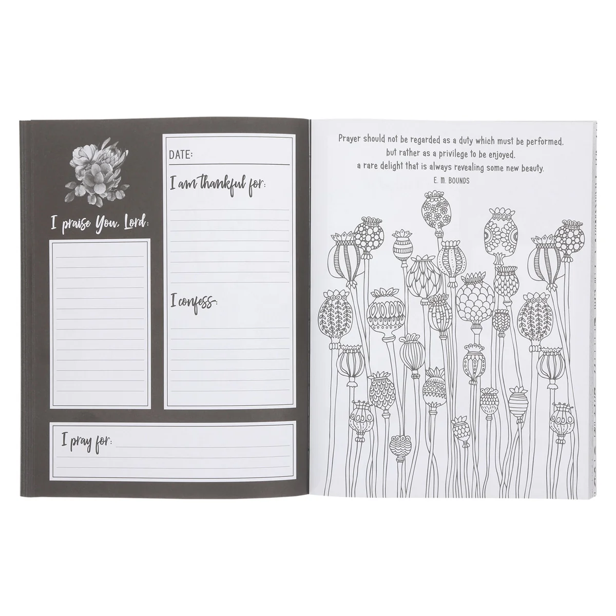 Pray More Worry Less Coloring Prayer Journal (Paperback) - Image 5