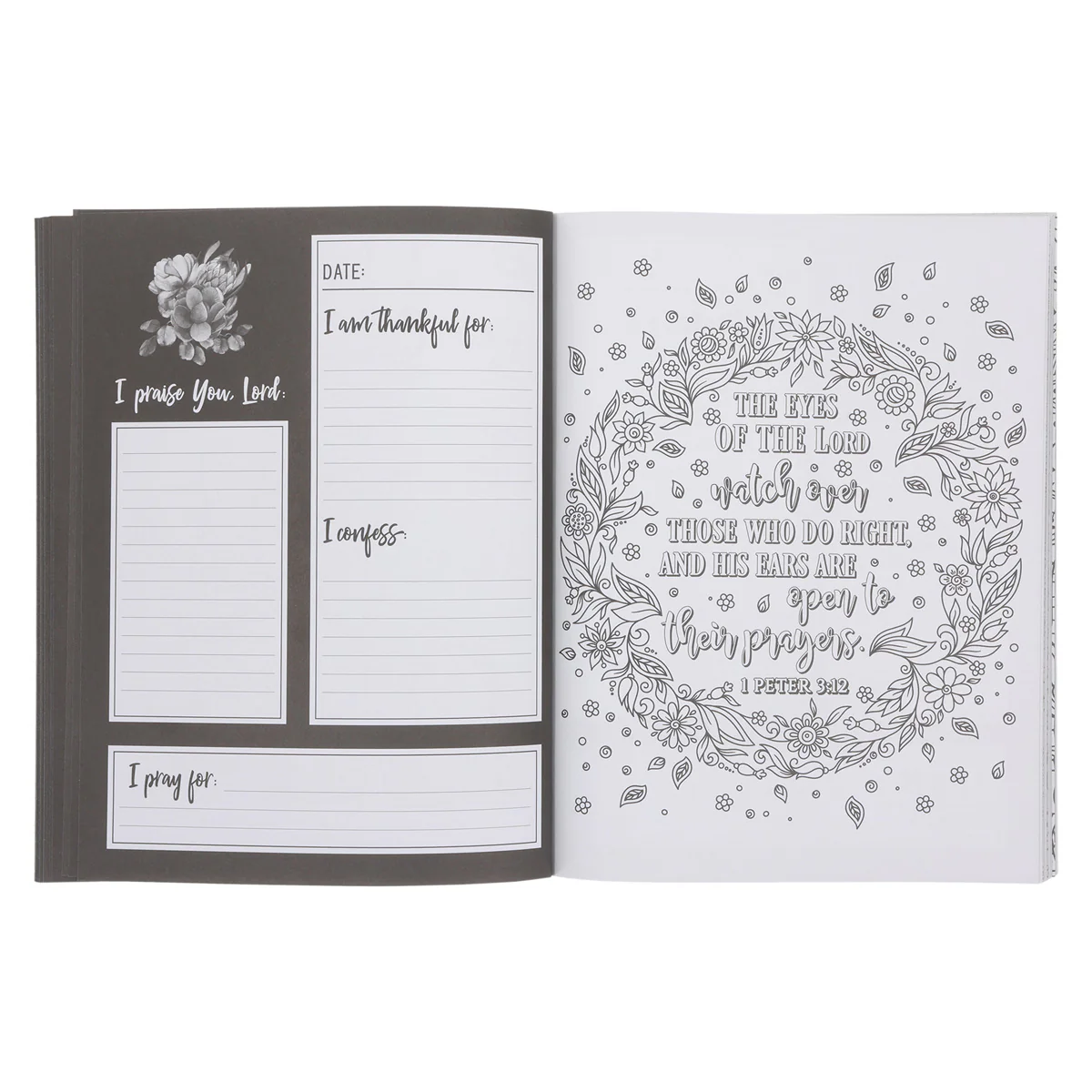 Pray More Worry Less Coloring Prayer Journal (Paperback) - Image 7
