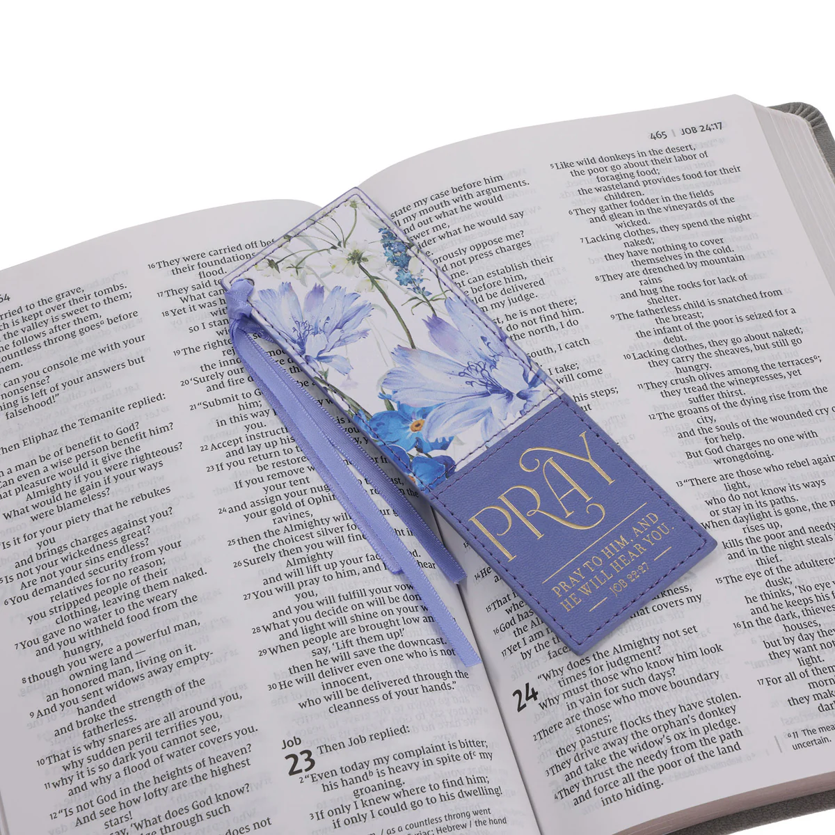 Pray to Him and He Will Hear You Faux Leather Bookmark - Image 3