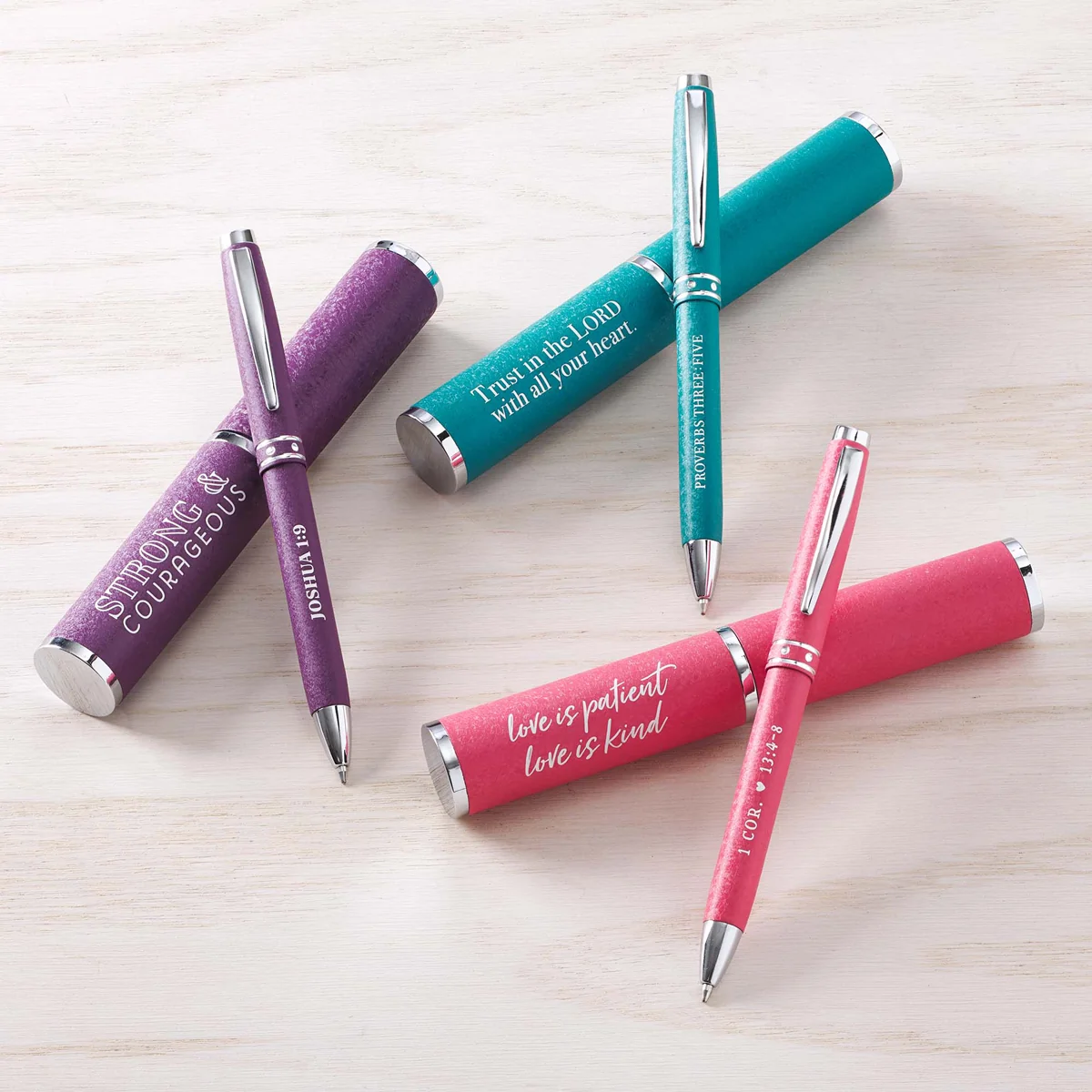 Proverbs 3:5 Trust In The Lord With All Your Heart Turquoise (Metal Pen In Tube) - Image 5