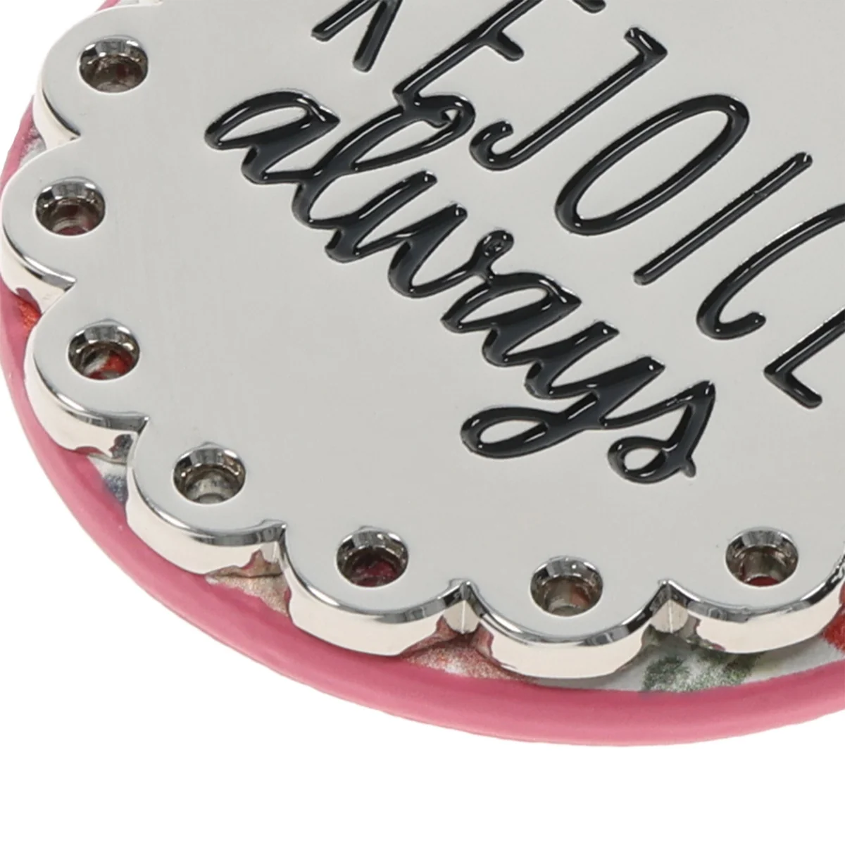 Rejoice Always Metal Key Ring - Image 4