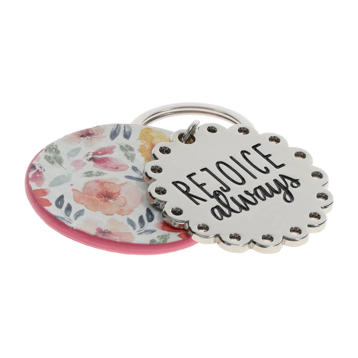 Rejoice Always Metal Key Ring - Image 5