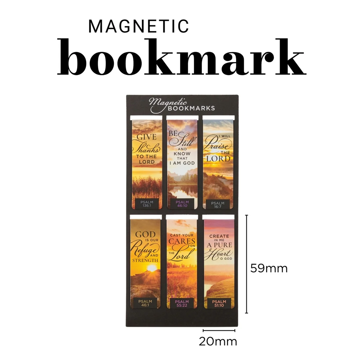 Scenic Six-Piece Magnetic Bookmark Set - Image 3