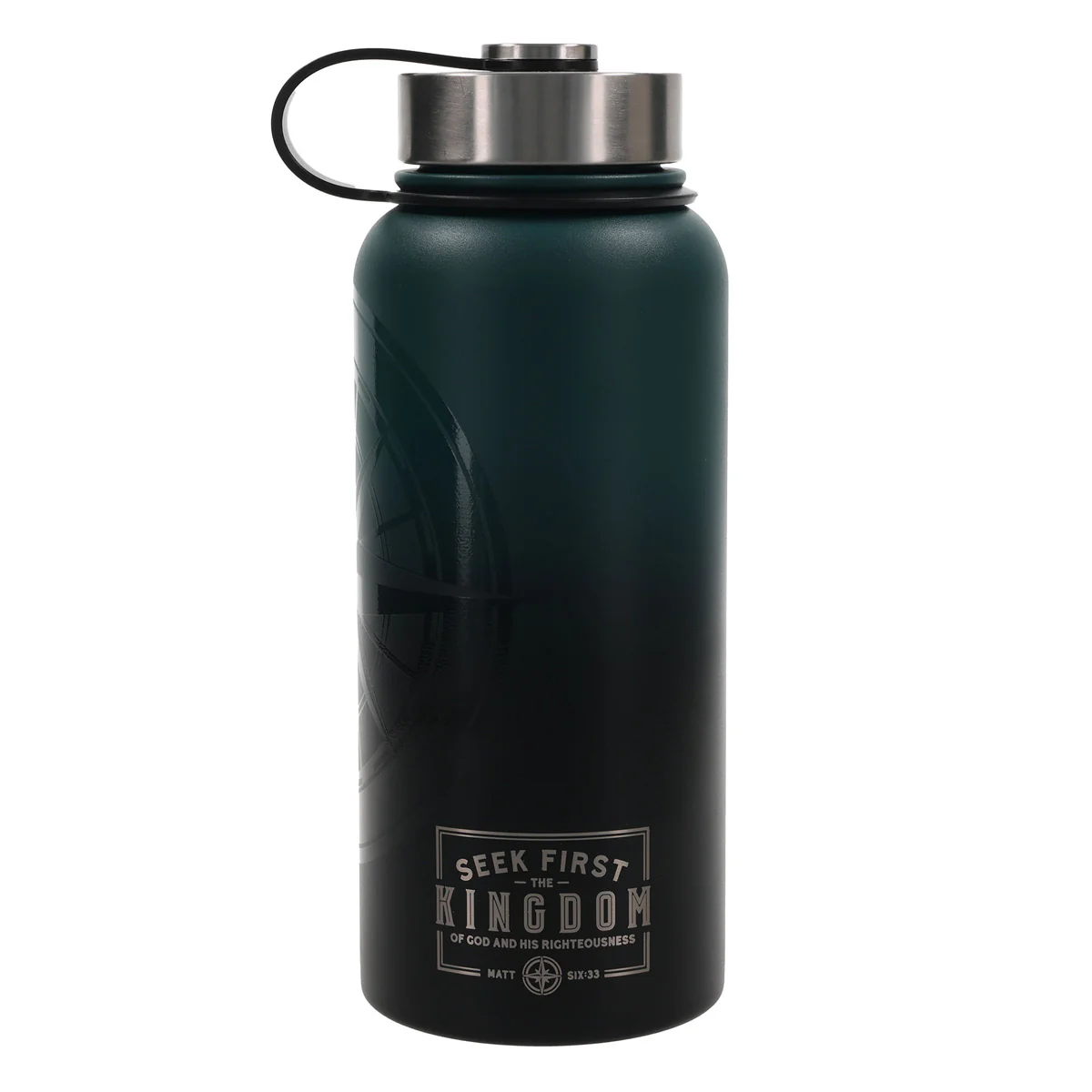 Seek First the Kingdom of God Stainless Steel Water Bottle