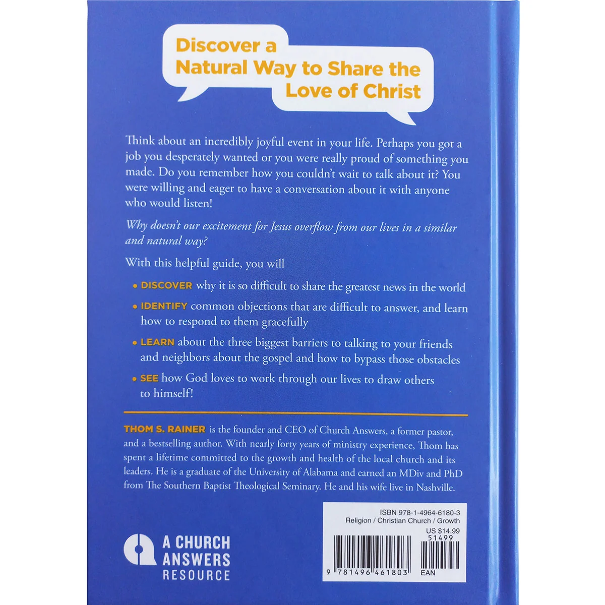 Sharing The Gospel With Ease (Church Answers Resources)(Hardcover) - Image 2