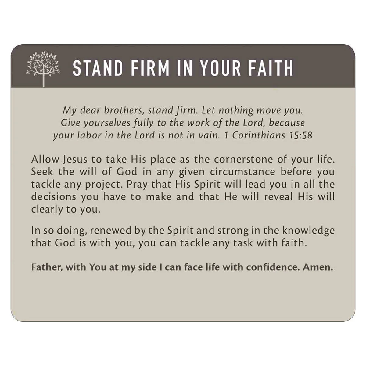 Stand Firm Cards In Tin - Image 2