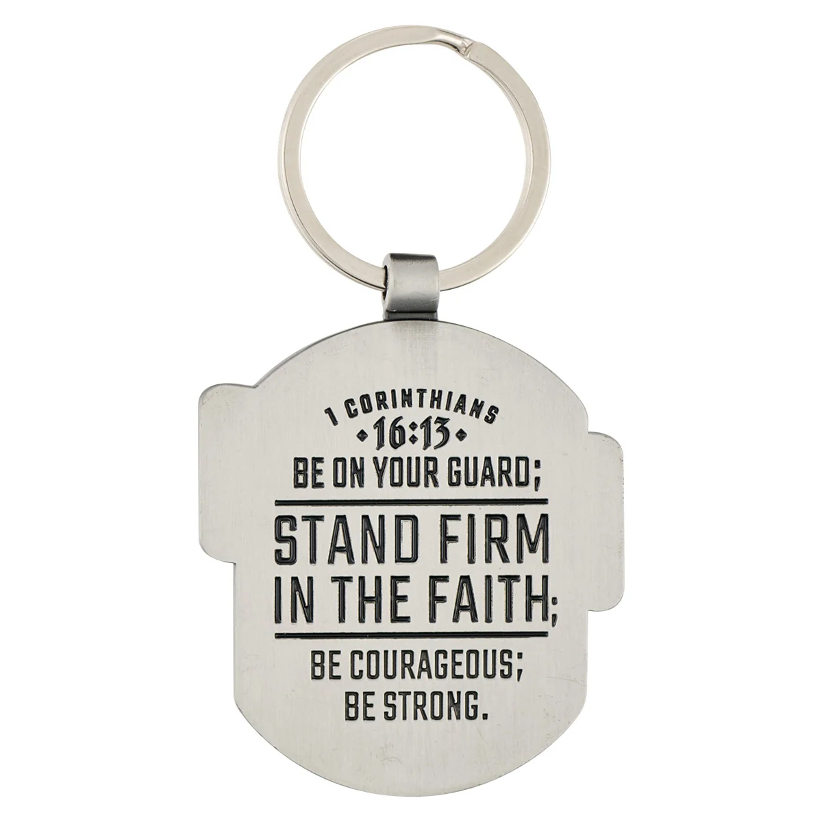 Stand Firm in the Faith Metal Key Ring - Image 2