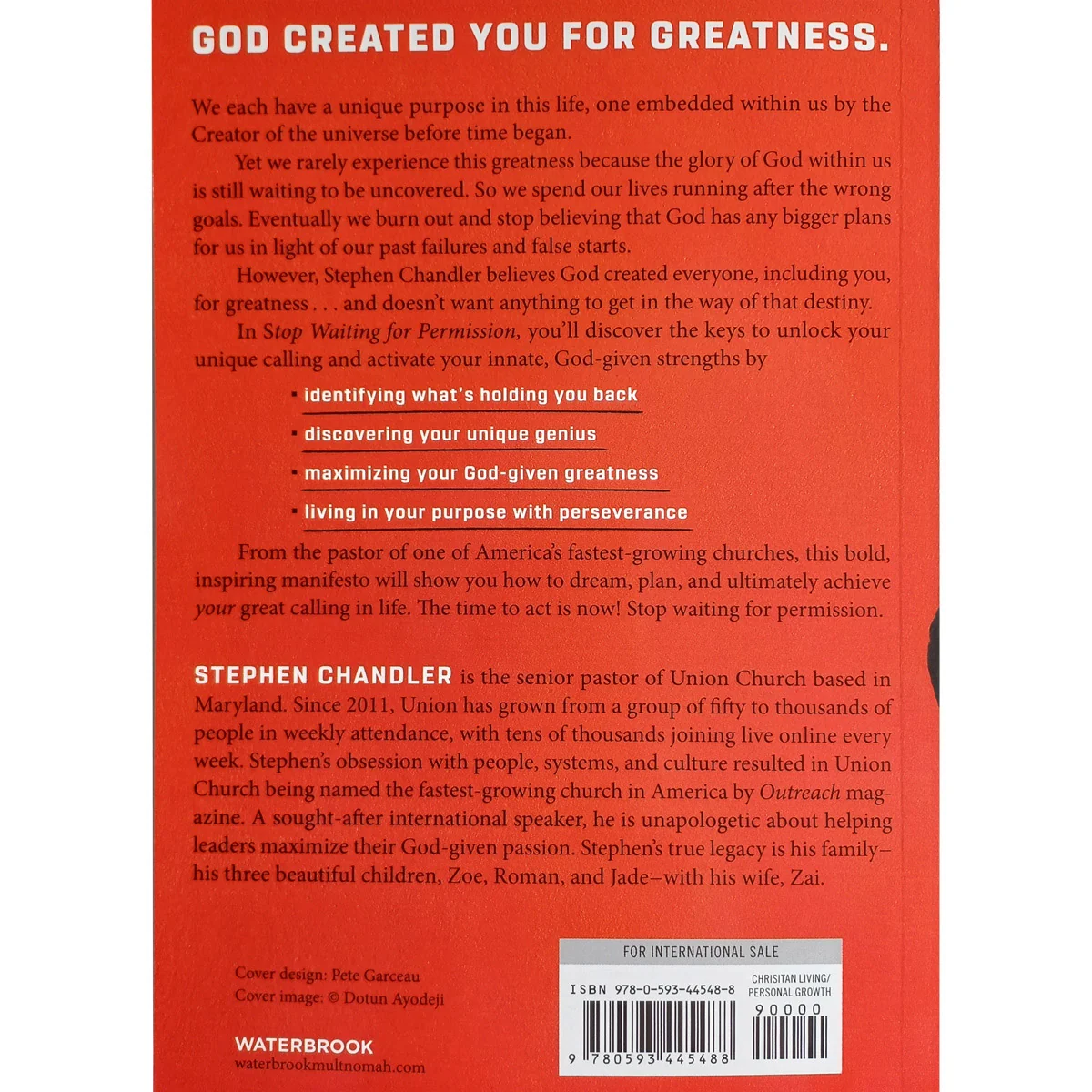 Stop Waiting For Permission: Harness Your Gifts (Paperback) - Image 2