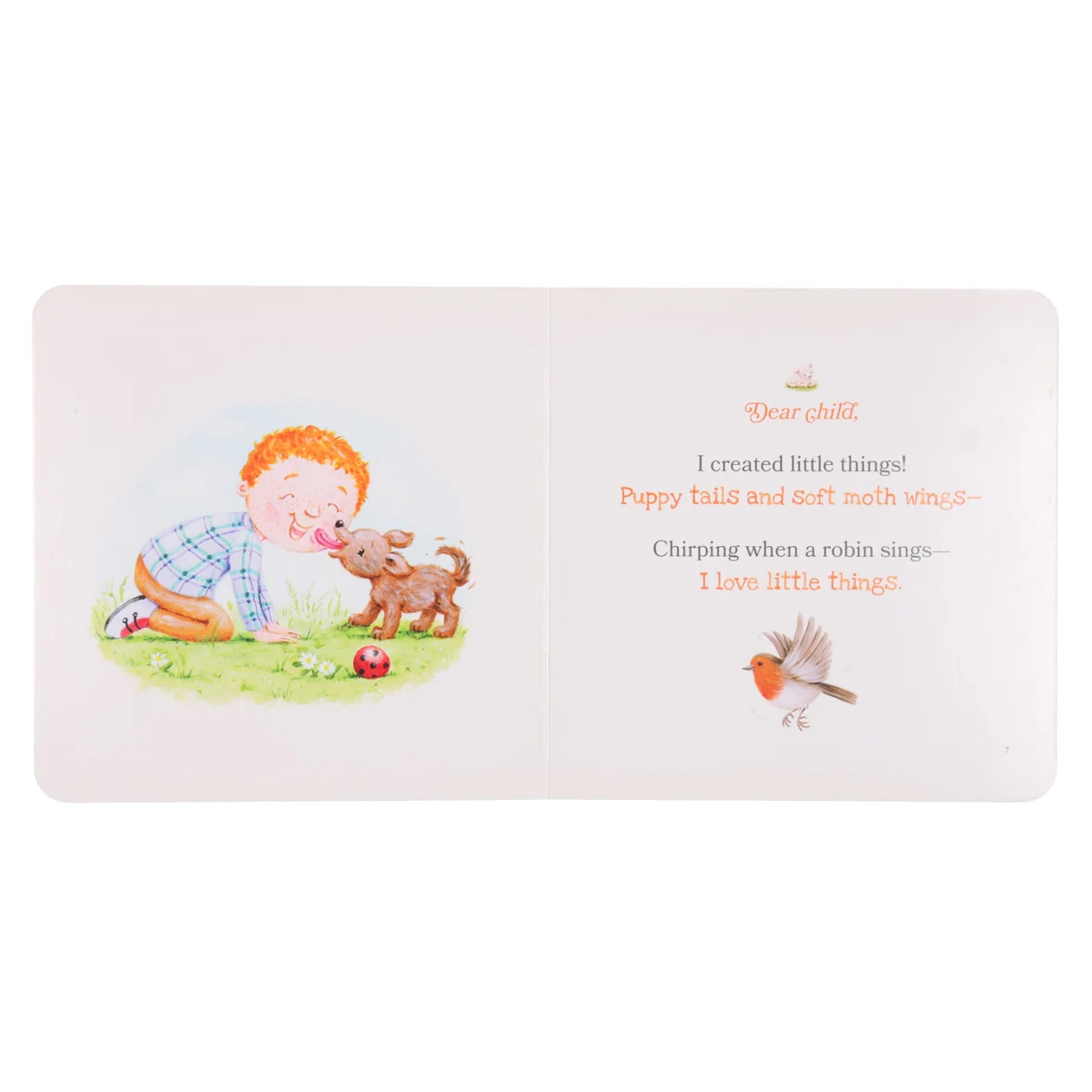Thanks for Little Things: A Heart-to-Heart Talk with Jesus - A Child's First Bible BB - Image 5