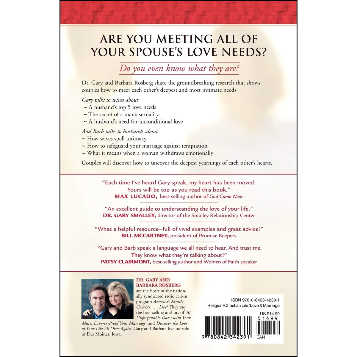 The 5 Love Needs Of Men And Women (Paperback) - Image 2
