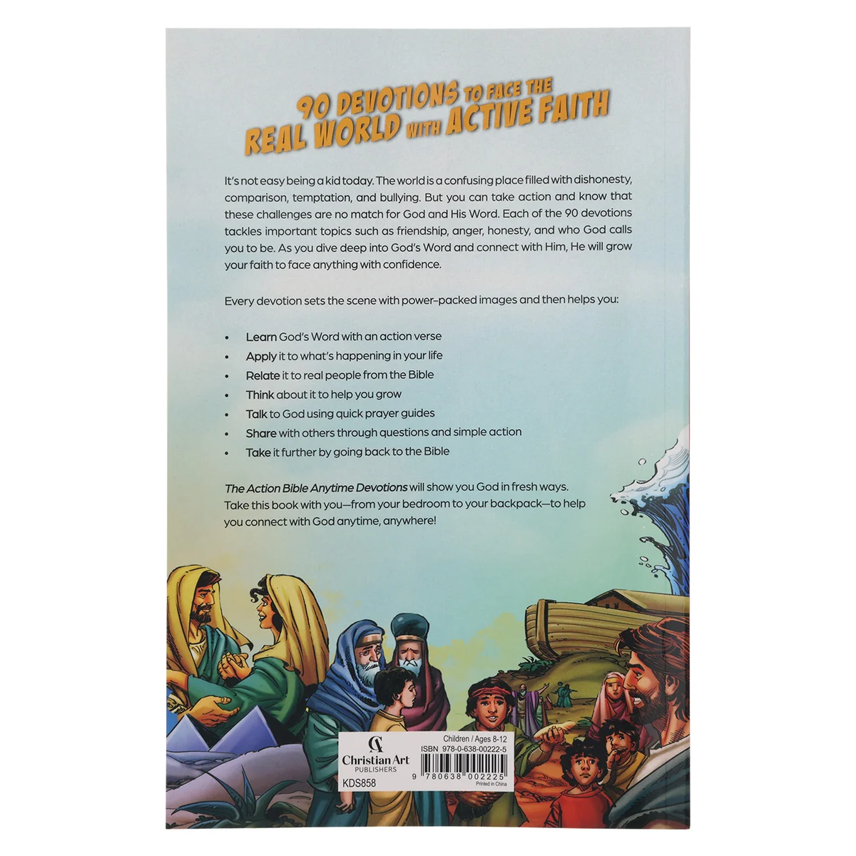 The Action Bible Anytime Devotions: 90 Ways to Help Kids Connect with God Anytime, Anywhere PB - Image 2