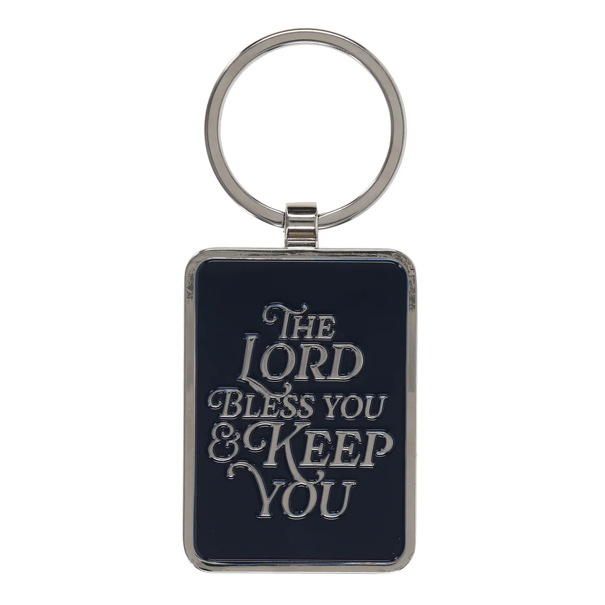 The Lord Bless You and Keep You Metal Keychain