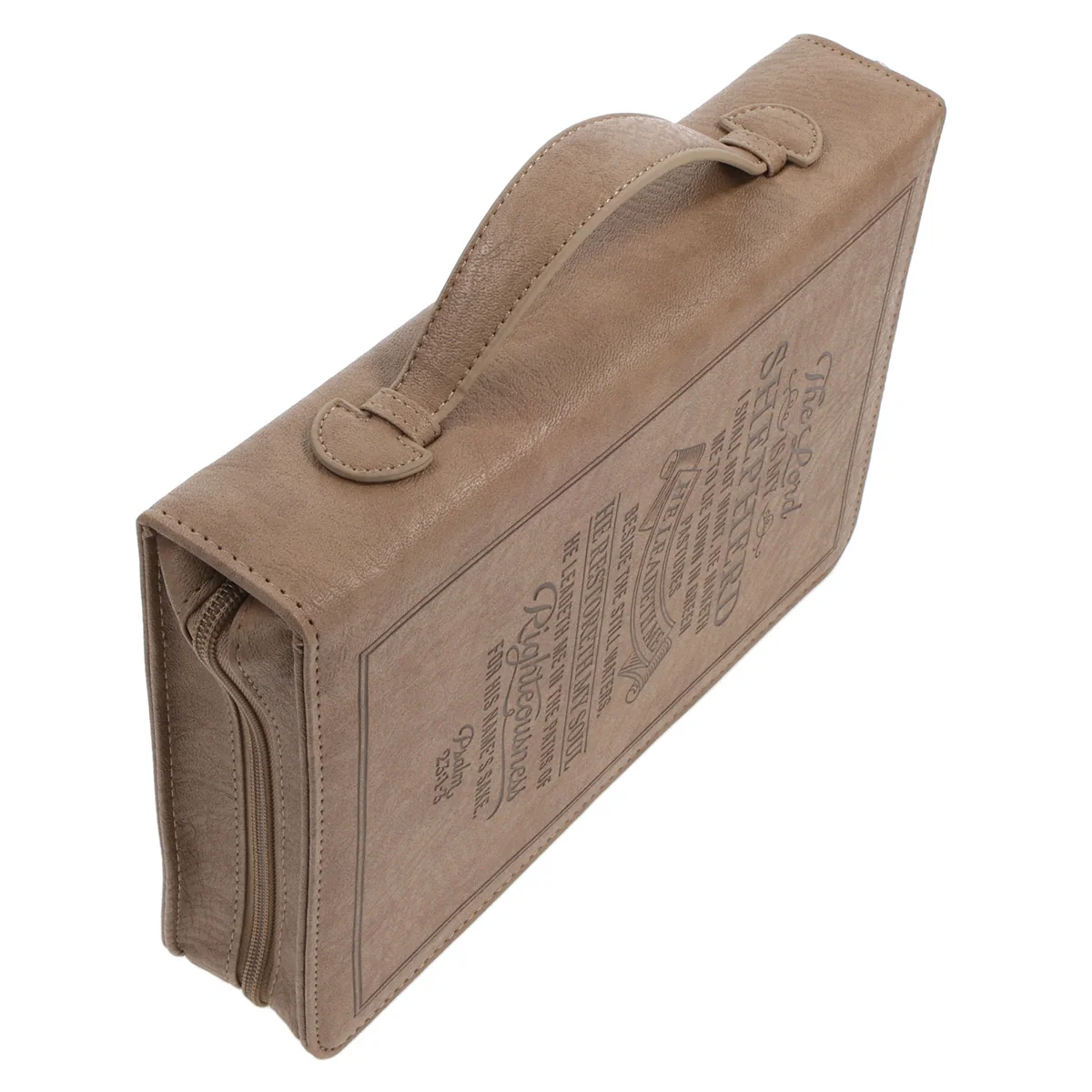 The Lord Is My Shepherd Faux Leather Bible Bag - Image 4