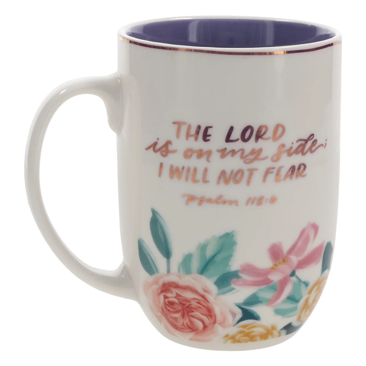 The Lord Is on My Side I Will Not Fear Ceramic Mug - Image 2