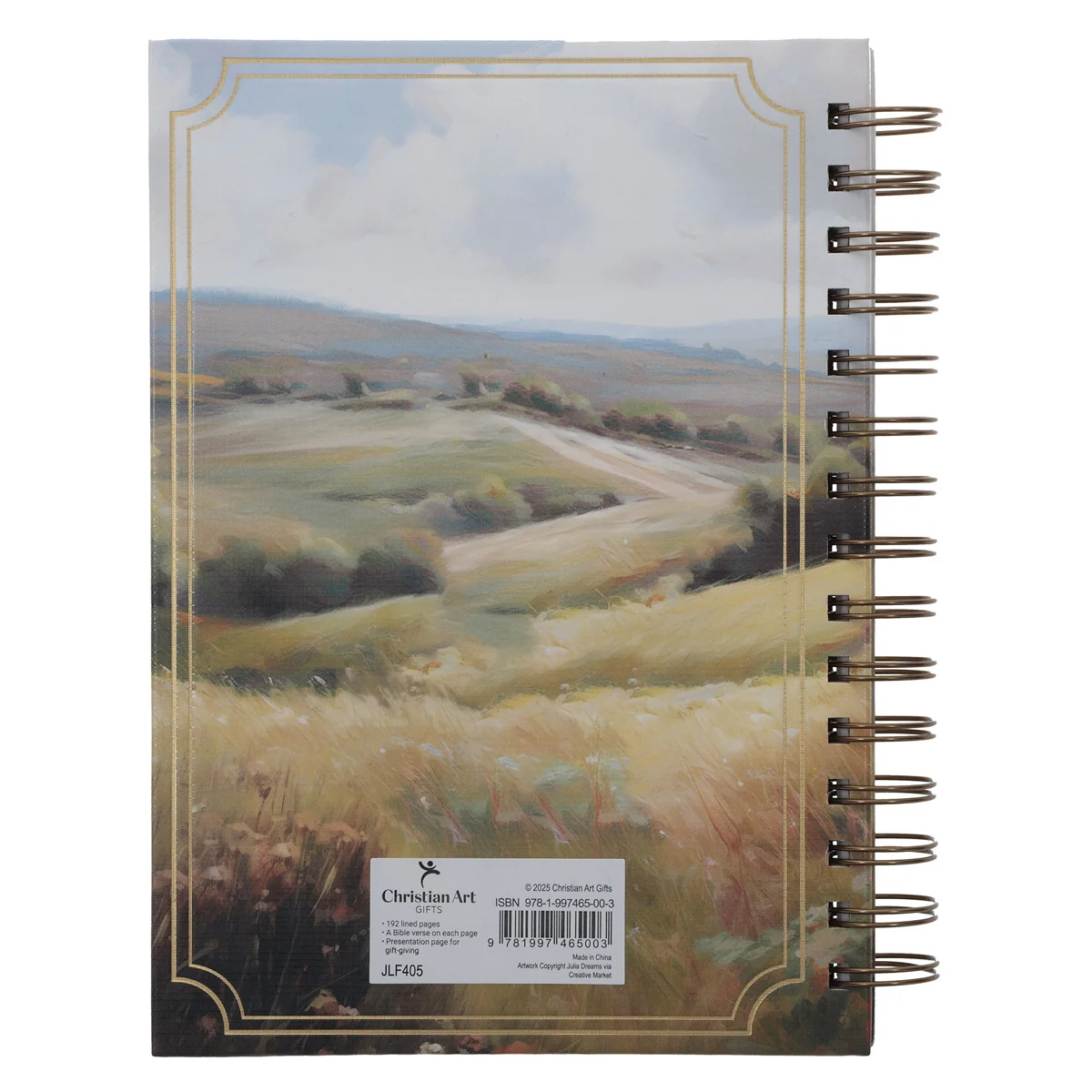 The Lord Will Guide You Always Hardcover Wirebound Journal - Image 2
