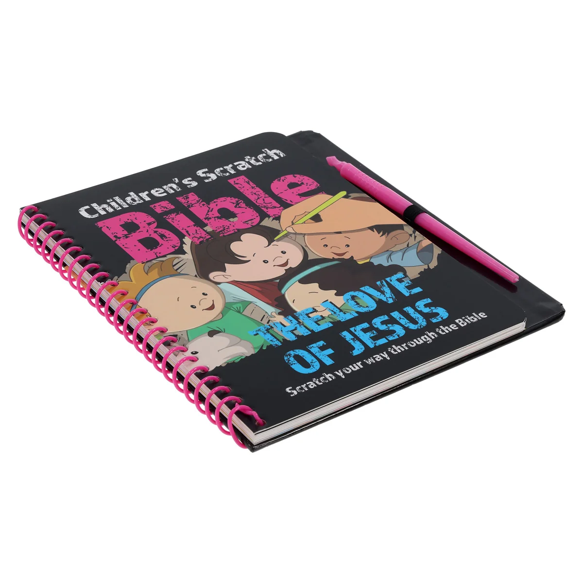 The Love of Jesus Children's Scratch Bible (Spiral-Bound) - Image 3