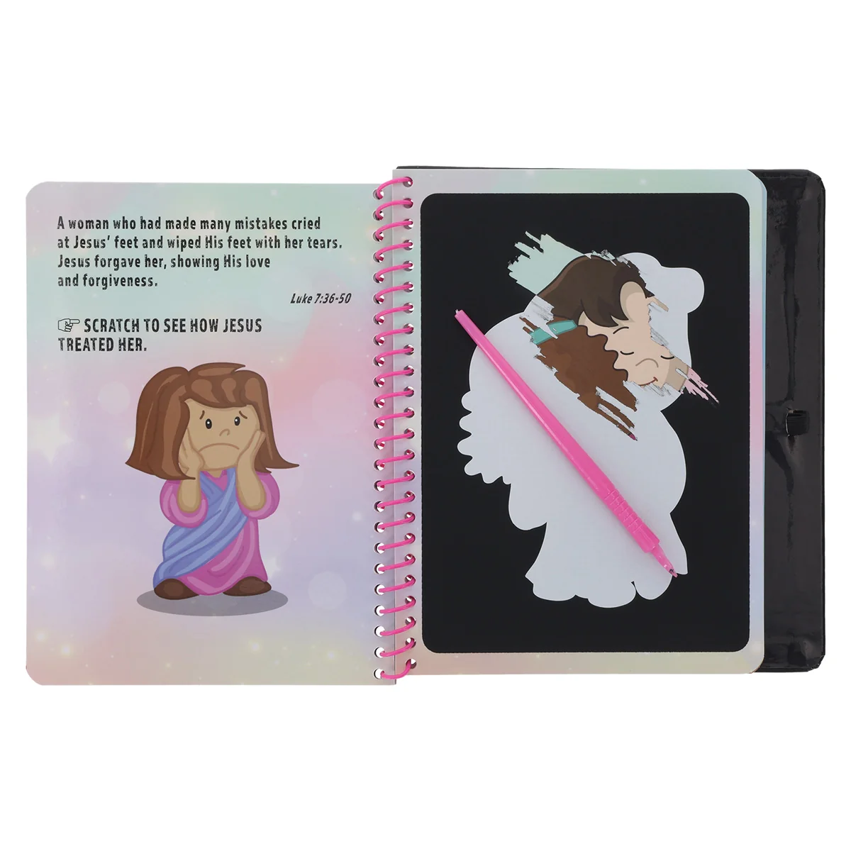 The Love of Jesus Children's Scratch Bible (Spiral-Bound) - Image 6