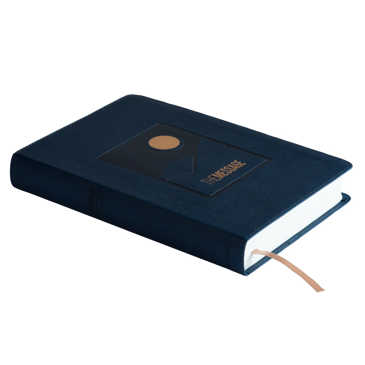 The Message Deluxe Gift: The Bible In Contemporary Language Large Print Navy (Imitation Leather) - Image 4