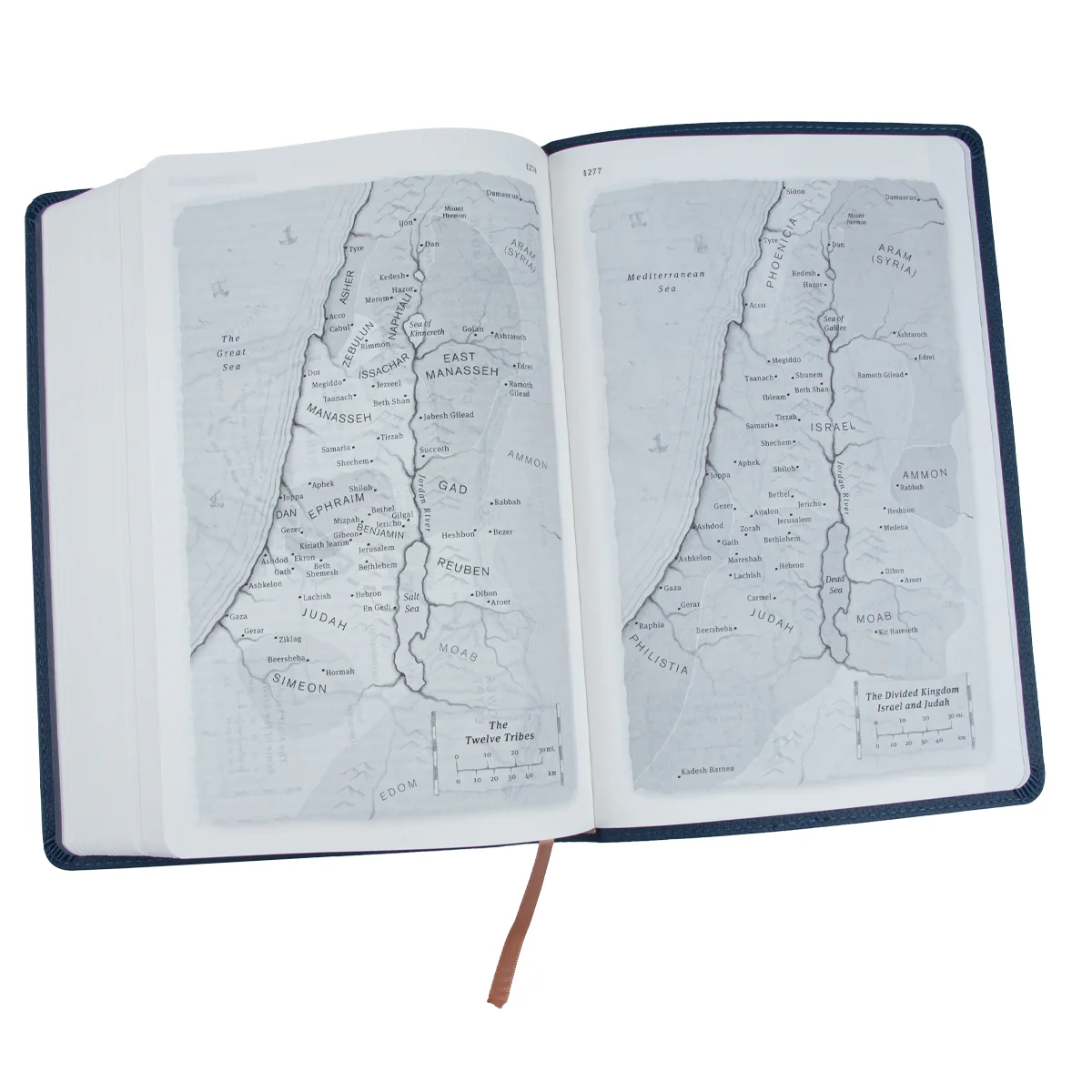 The Message Deluxe Gift: The Bible In Contemporary Language Large Print Navy (Imitation Leather) - Image 7