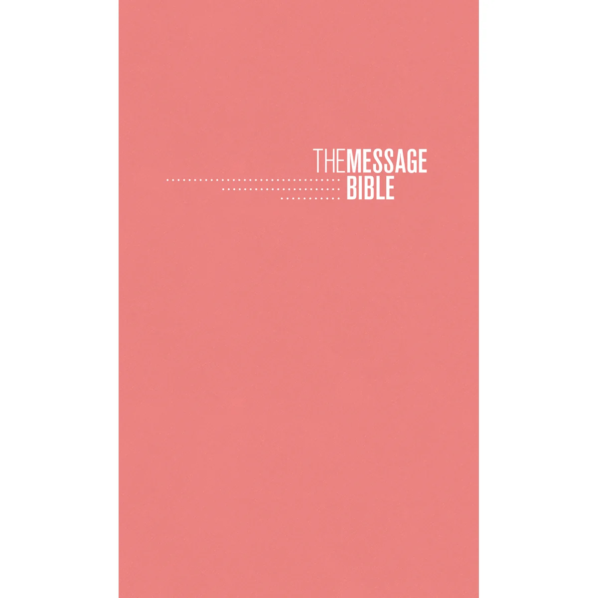 The Message Pink Imitation Leather Gift & Award Bible - Image 2