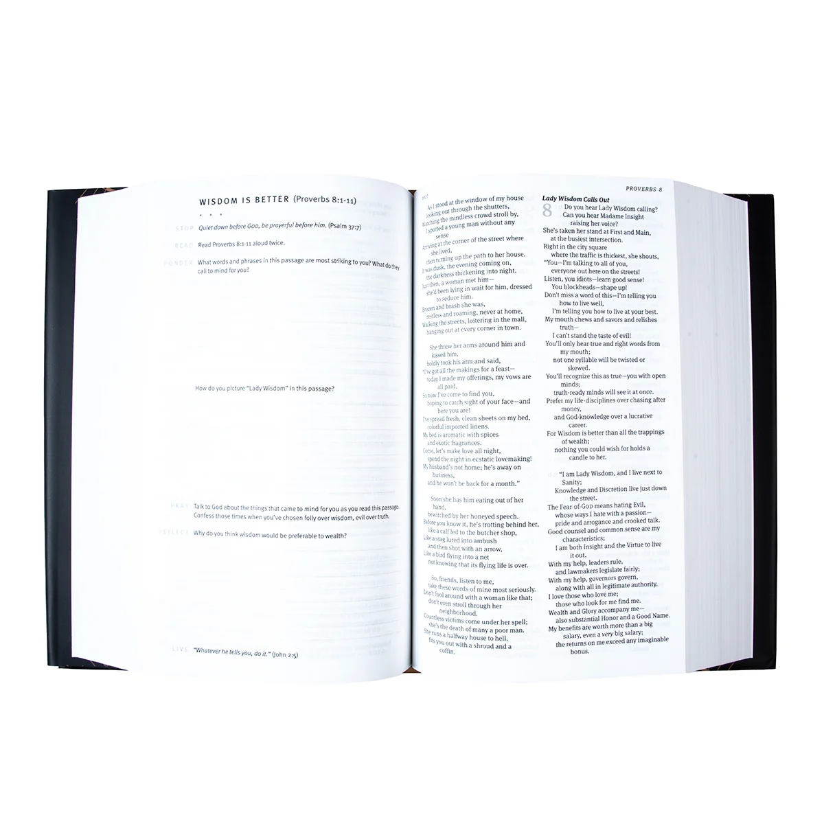 The Message Prayerful Reading Bible (Hardcover) - Image 4