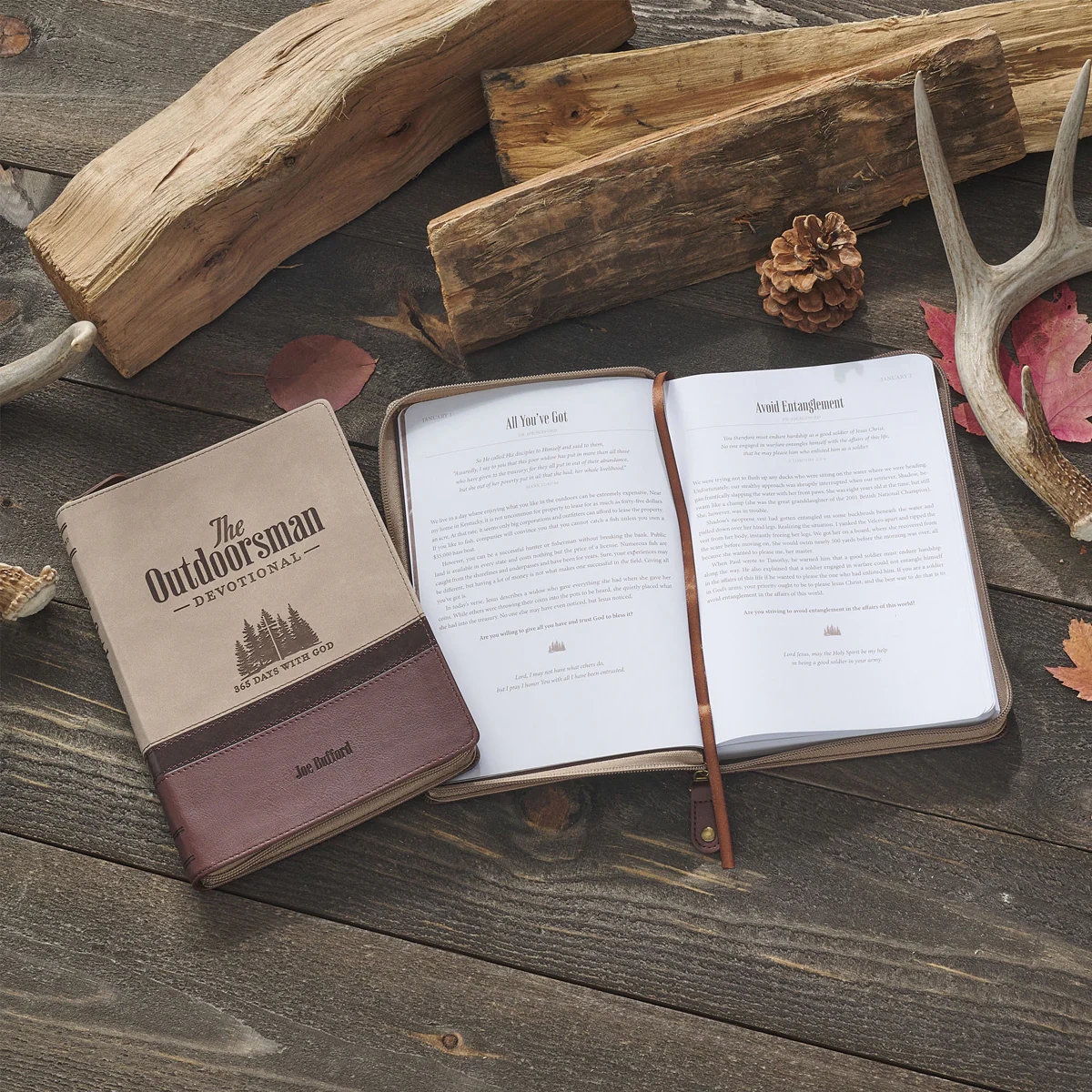 The Outdoorsman Devotional (Imitation Leather) - Image 3
