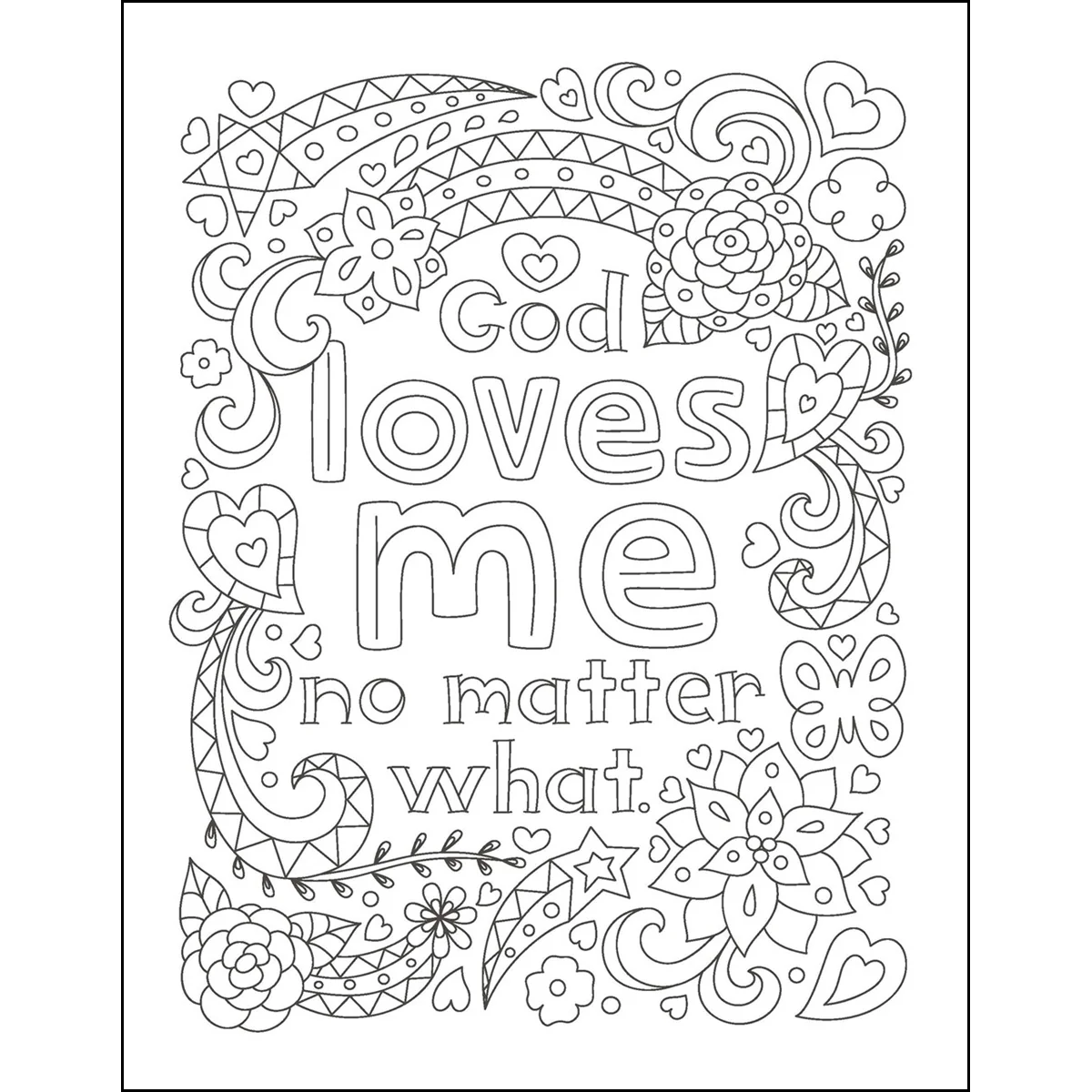 The Power Of A Praying Girl Coloring Book (Paperback) - Image 4