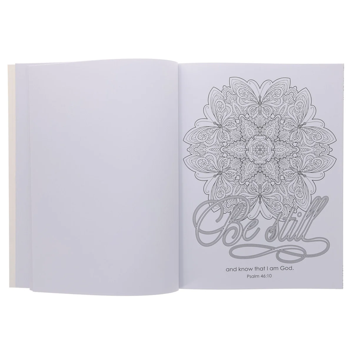 The Psalms in Color Painted Floral Coloring Book (Paperback) - Image 5