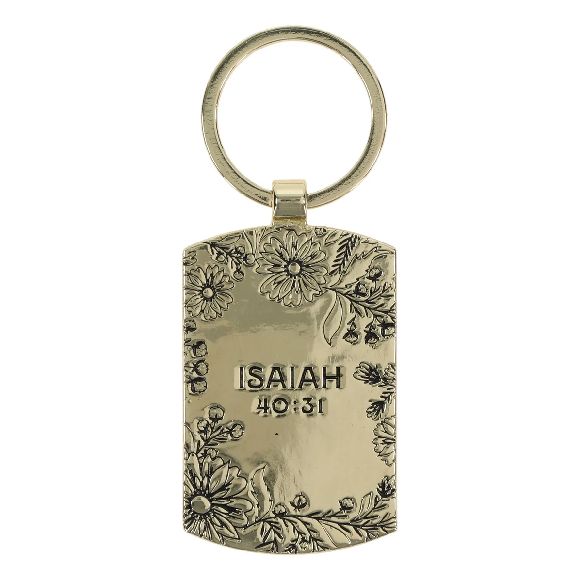 Those Who Trust in the Lord Will Renew Their Strength Metal Keychain - Image 2