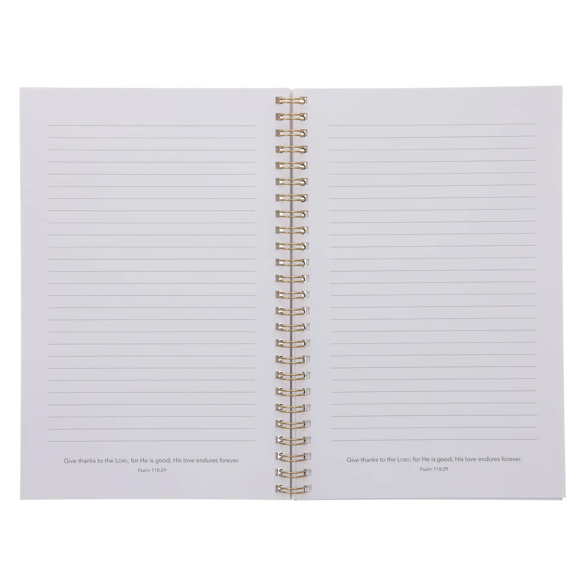 Those Who Trust in the Lord Will Renew Their Strength Wirebound Notebook with PVC Cover - Image 3