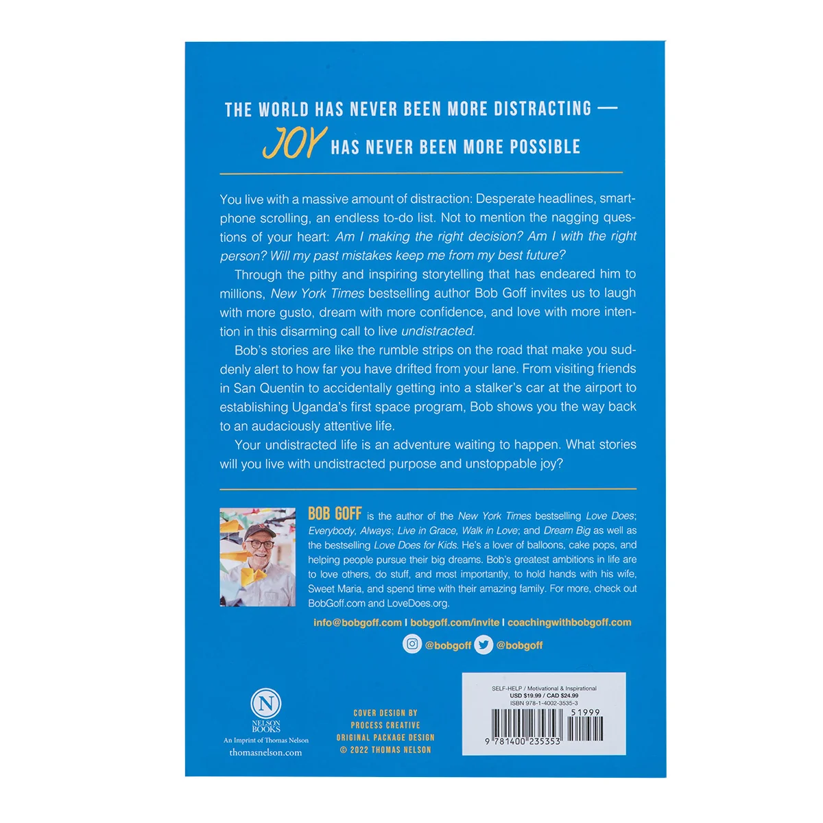 Undistracted: Capture Your Purpose Rediscover Your Joy (Paperback) - Image 2
