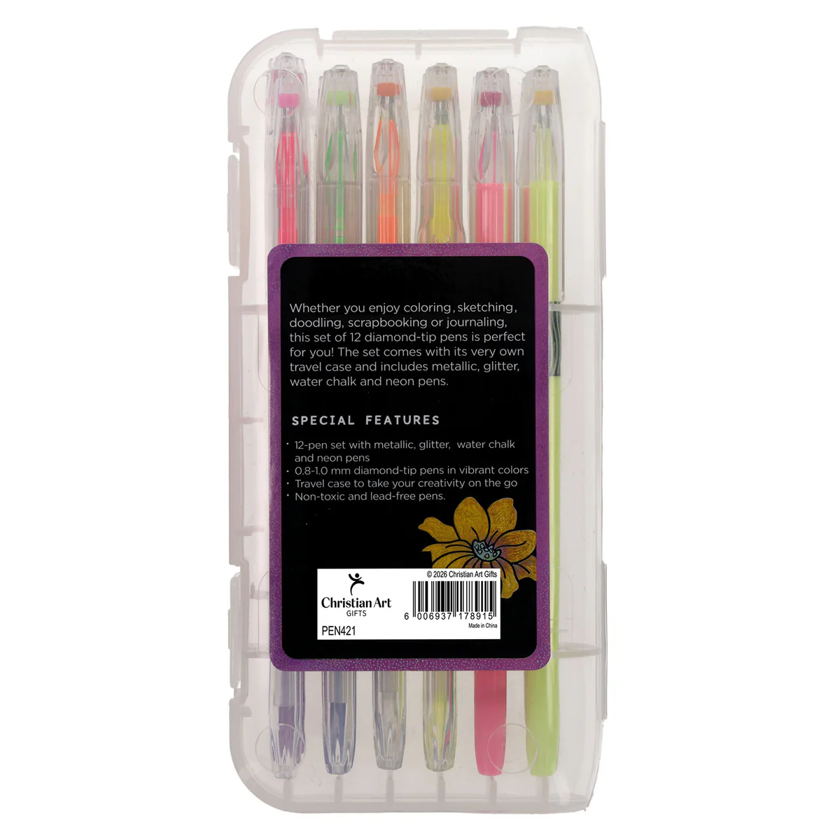 Veritas Twelve-Piece Coloring Pen Set - Image 2