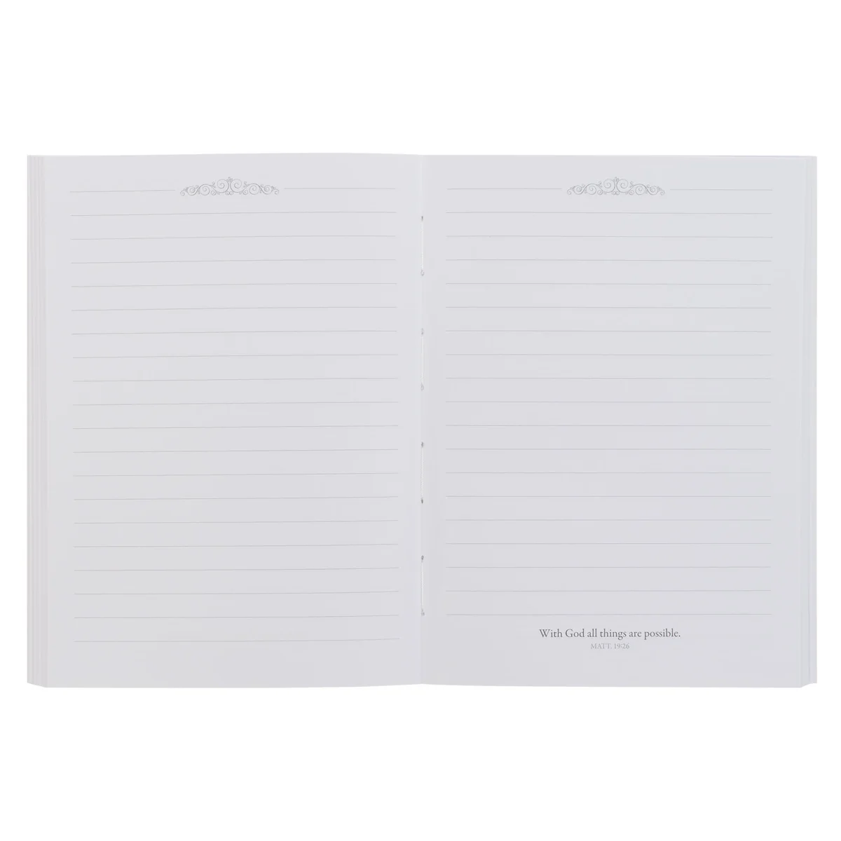 With God All Things Are Possible Notebook - Image 4