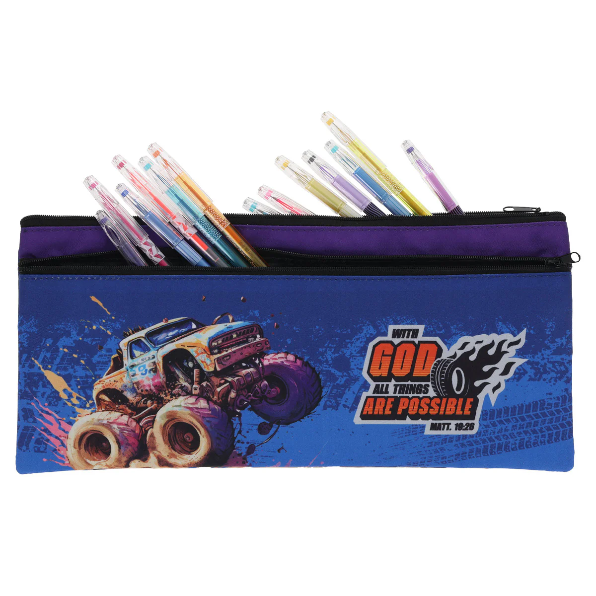 With God All Things Are Possible Pencil Case - Image 3