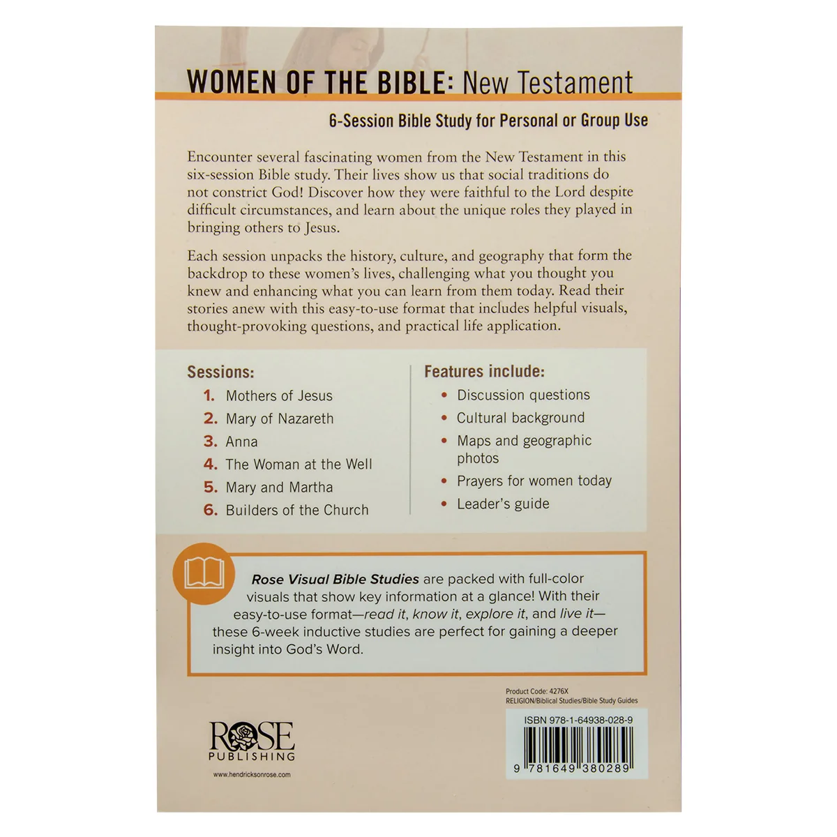 Women Of The Bible: New Testament Bible Study (Paperback) - Image 2