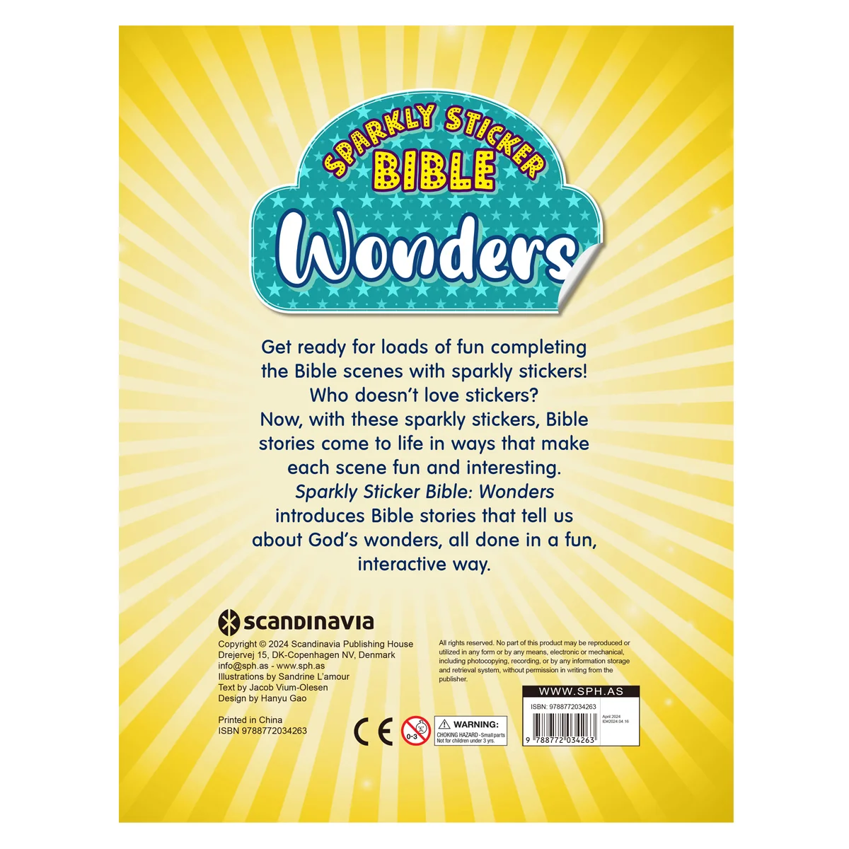Wonders - Sparkly Sticker Bible (Paperback) - Image 2