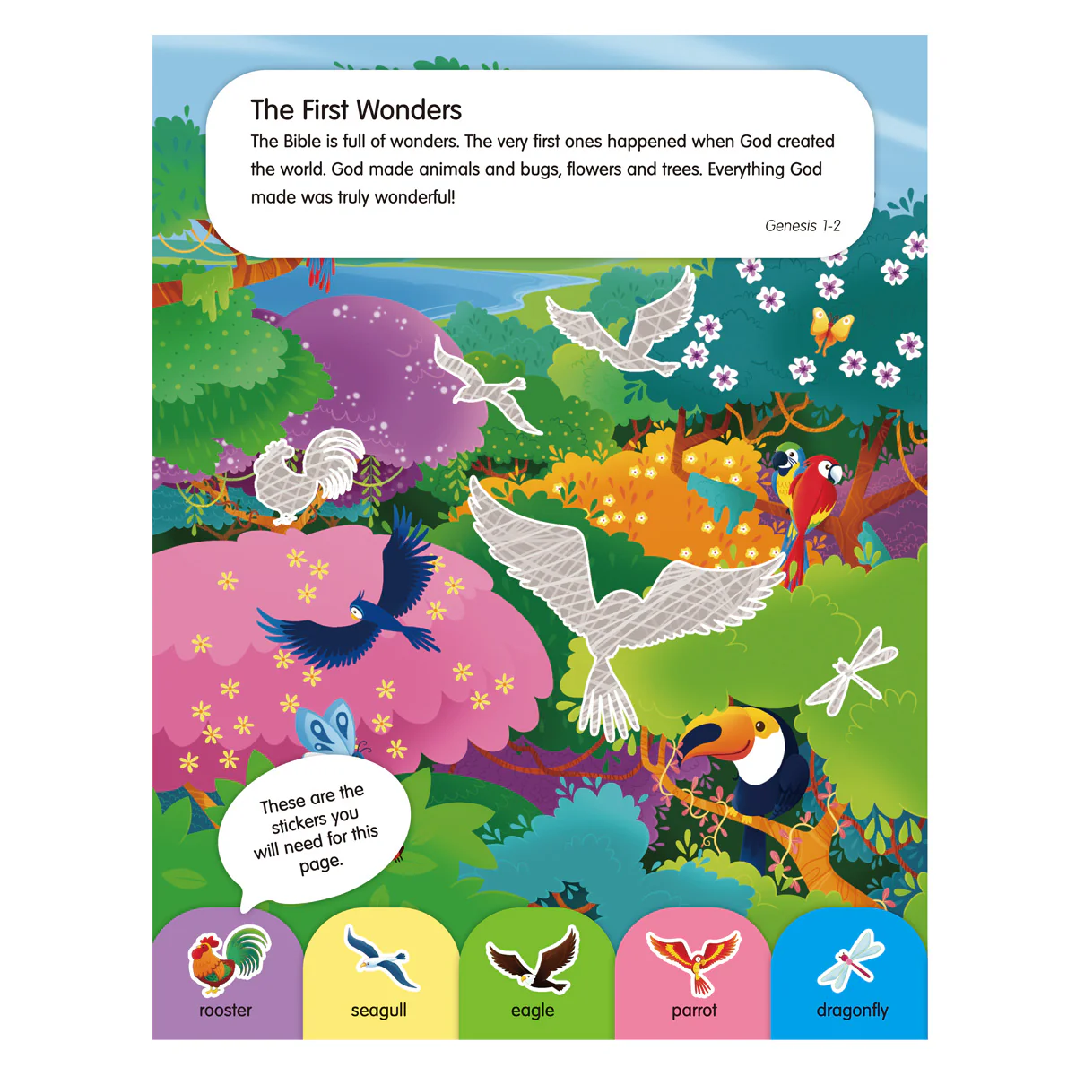 Wonders - Sparkly Sticker Bible (Paperback) - Image 4